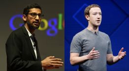 Sundar Pichai (Google) y Mark Zuckerberg (Meta)