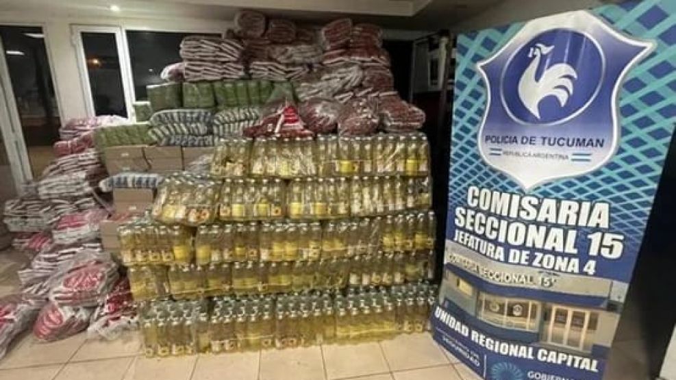 Encontraron alimentos secuestrados del Ministerio de Desarrollo Social de Tucumán 20241126