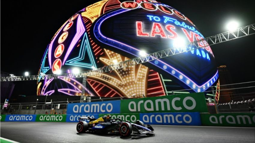 Colapinto corrió el GP de Las Vegas y finalizó en la 14° posición.