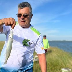 La laguna se encuentra muy cerca del casco urbano de la ciudad de Olavarría y solo se pesca de orilla.