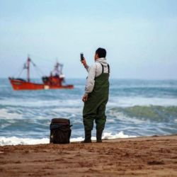 La Prefectura Naval Argentina denunció en septiembre de este año la presencia de 8 buques pesqueros en la zona prohibida. (Foto archivo: Rescate Verdemar)