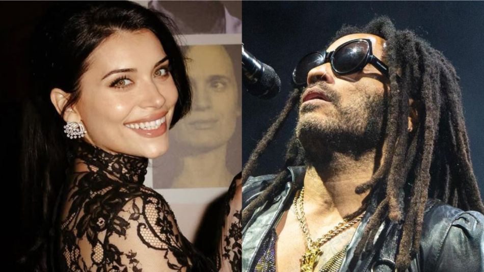 Eva De Dominici y Lenny Kravitz