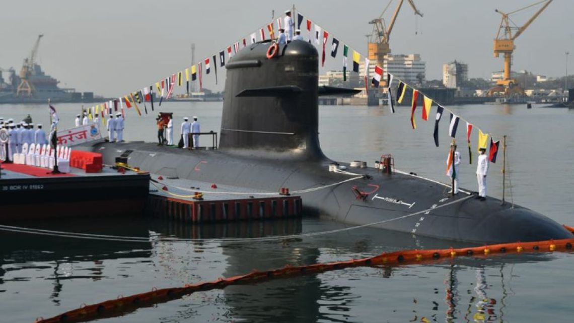 The French-made Scorpene Submarine.