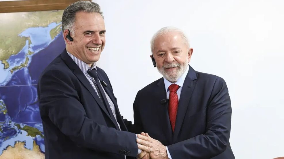 El encuentro entre Lula da Silva y Yamandú Orsi.