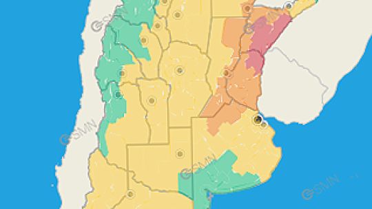 El SMN anticipa tormentas fuertes, granizo, vientos (y hasta posibles tornados) para gran parte del país