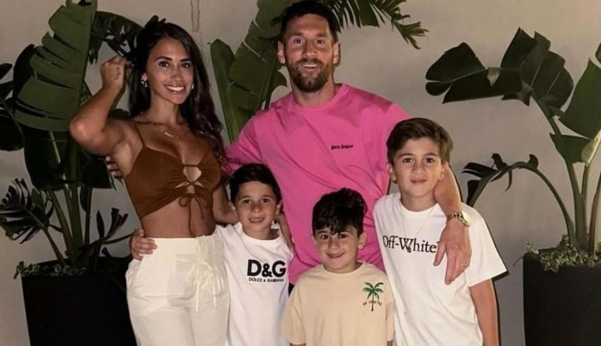 Lionel Messi compartió postales del increíble paseo junto a Antonela Roccuzzo y sus hijos