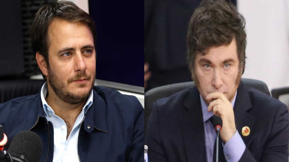 Hernán Reyes y Javier Milei 20241202