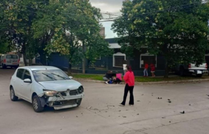 CHOQUE EN BARRIO ALEJANDRO CENTENO.