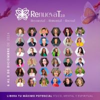 Claudia Alvarez en RenuevaT 2.0: ReconectaT, ReinventaT, RecreaT – Un Llamado Profundo a Despertar tu Luz Interior