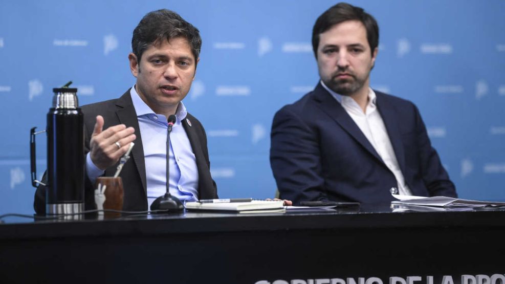  El gobernador de Buenos Aires, Axel Kicillof, junto al ministro de Salud provincial, Nicolás Kreplak 20241203