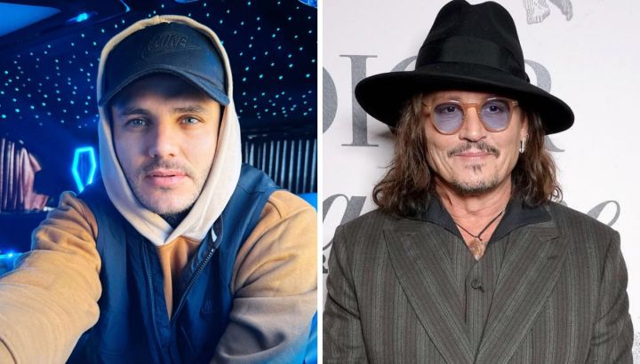 Mauro Icardi se comparó con Johnny Depp en medio del escándalo con Wanda Nara