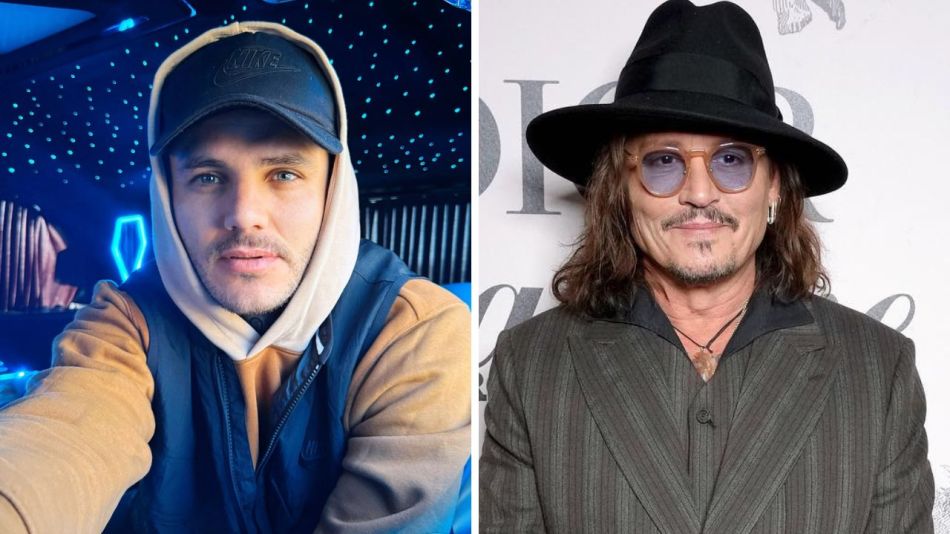 Mauro Icardi se comparó con Johnny Depp en medio del escándalo con Wanda Nara