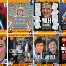 Tapas revista noticias aniversario Milei | Foto:Cedoc