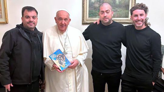 Reunión entre el Papa Francisco y Pato Fontanet