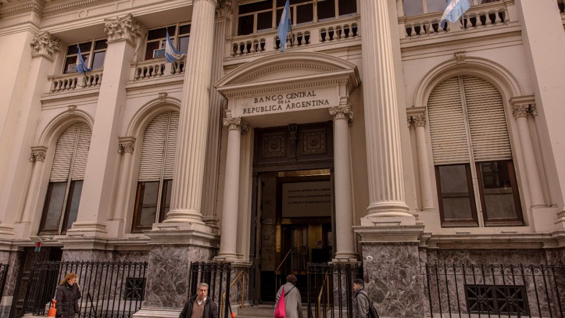 Argentina’s Central Bank in Buenos Aires.