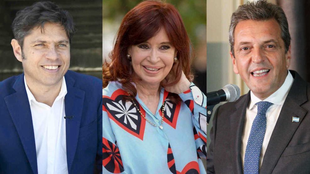 Axel Kicillof, Fernández de Kirchner y Sergio Massa 20241205