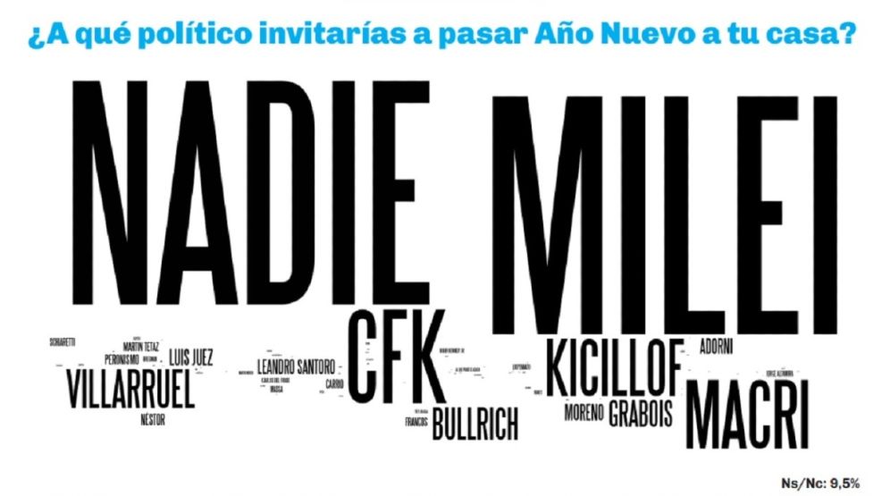 Encuesta de Giacobbe - imagen políticos 20241209