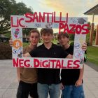 Teo Santilli, hijo de Nancy Pazos, se recibió de Licenciado en Negocios Digitales 1