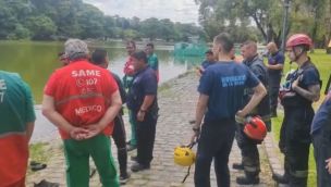 Intenso operativo: continúa la búsqueda del hombre que entró a nadar a los Lagos de Palermo y nunca salió 