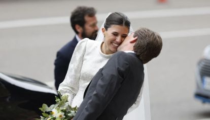 Teresa Urquijo en el día de su boda