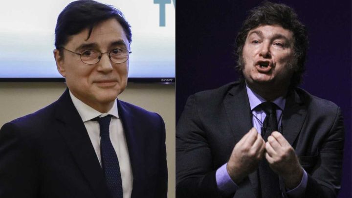 Jorge Fontevecchia y Javier Milei