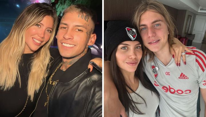 El particular gesto de Valentino, el hijo de Wanda Nara, al ver a su madre besándose con L-Gante