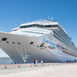 El Costa Favolosa arrancó la temporada de cruceros a Buenos Aires.