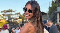 El look total white de Pampita, que incluye brillos y es la tendencia de la temporada