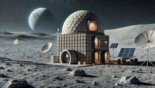 Nasa apuesta por casas espaciales "impresas" en la Luna para futuras misiones