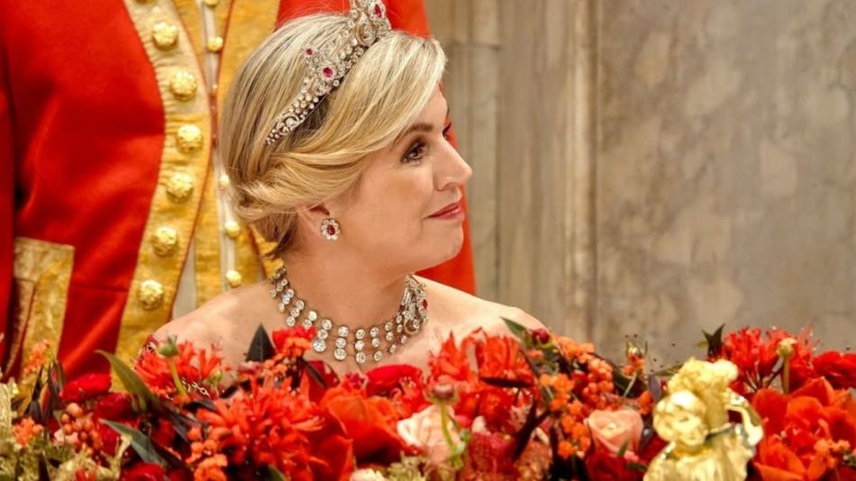 El fascinante look en degradé que lució Máxima Zorraguieta apostando nuevamente a la moda circular 