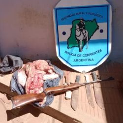 Parte del botín incautado.