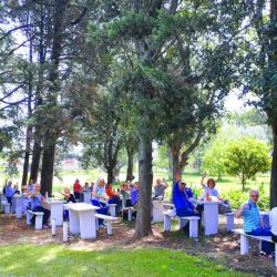 En vehículo recorrimos distintos poblados a través de un  circuito con restaurantes de campo, complejos turísticos, sitios históricos y viejas estaciones ferroviarias.