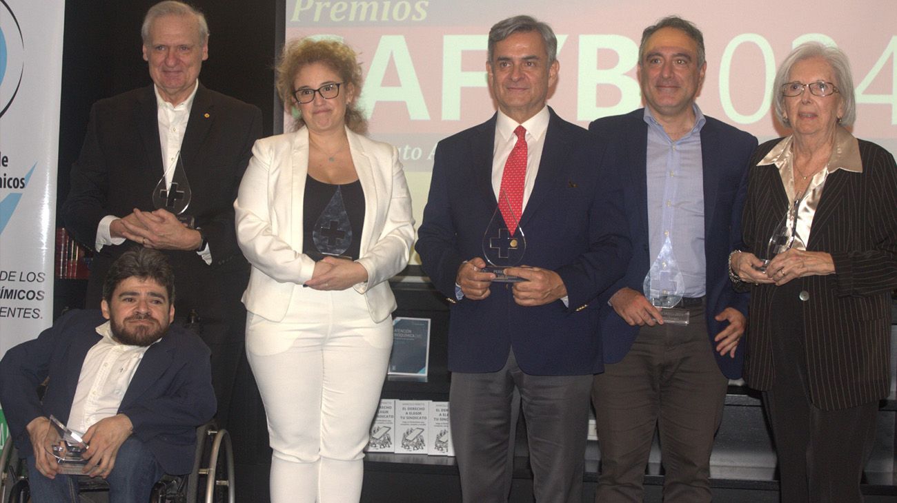Miguel Pichetto, Franco Rinaldi y Luis Rosales ganaron los premios SAFYB