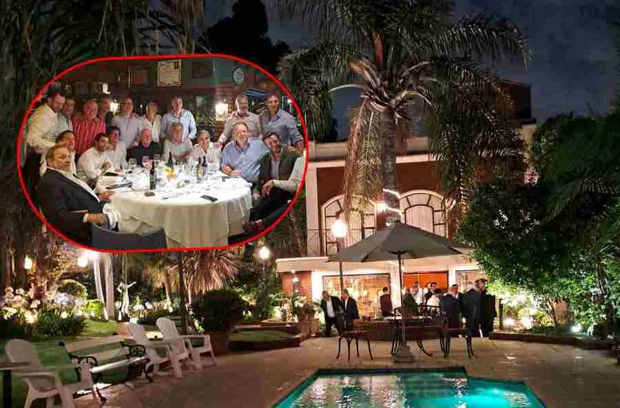 Agasajo a Martín Cabrales en "Castañón" también conocido como el "Quincho de los Guerrieri".