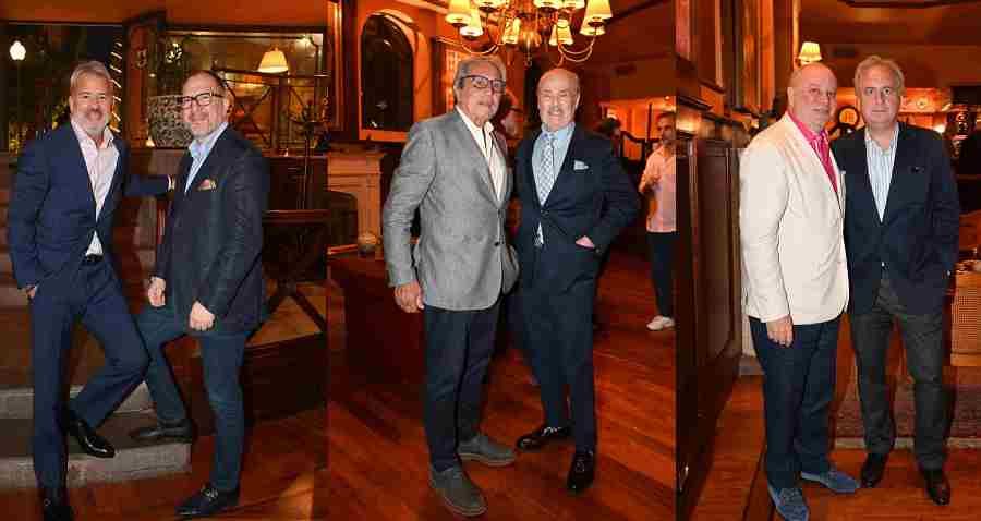 Fernando López y Fabián Perechodnik; Roberto Guerrieri y Gino Bogani; Martín Cabrales y Tato Lanusse.