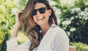 El look de Juliana Awada para jugar al tenis