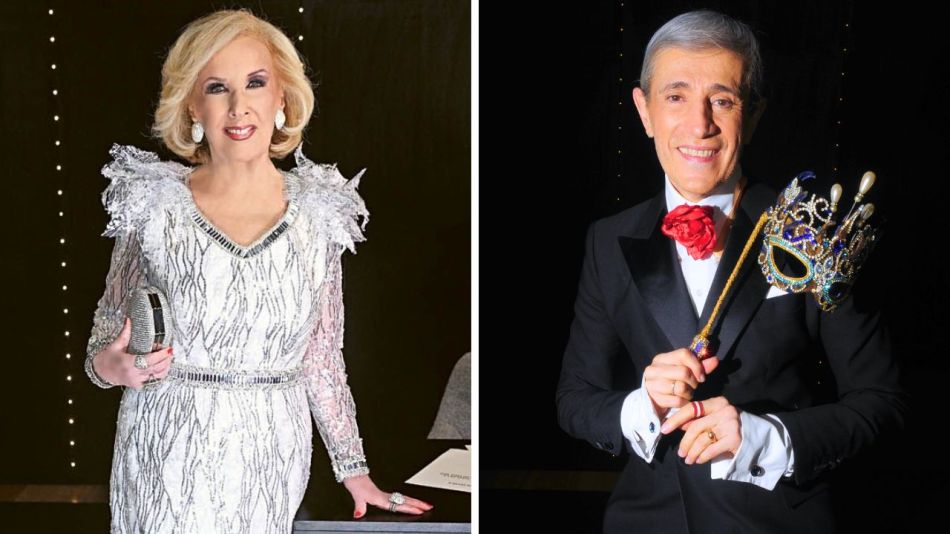 Mirtha Legrand y Héctor Maugeri