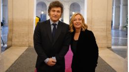 20241213 Giorgia Meloni recibió a Javier Milei en Italia