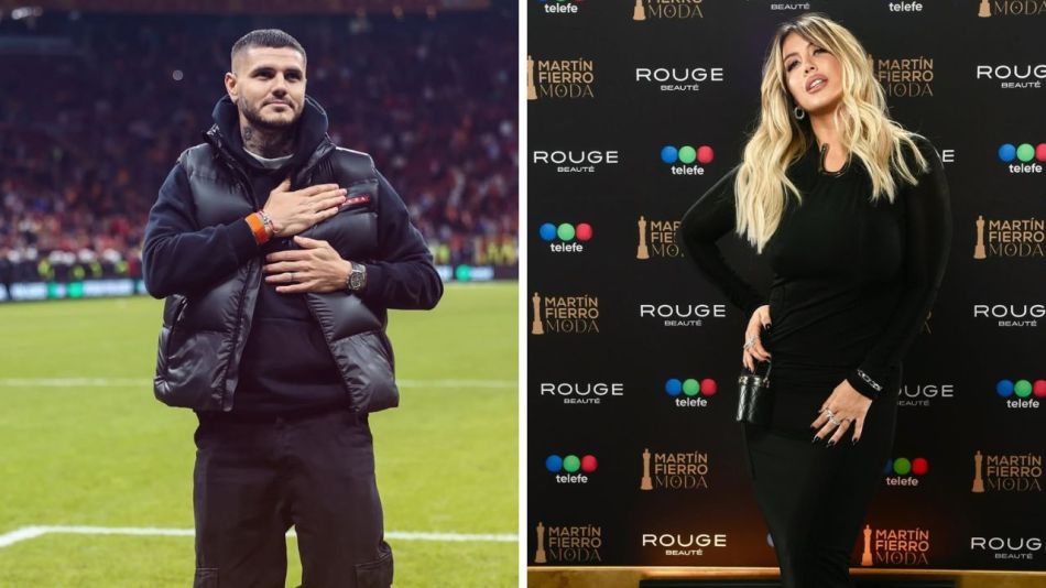 Mauro Icardi y Wanda Nara