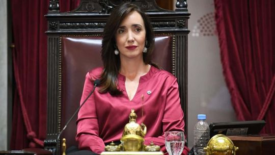 Villarruel, señalada por su rol en el Senado.