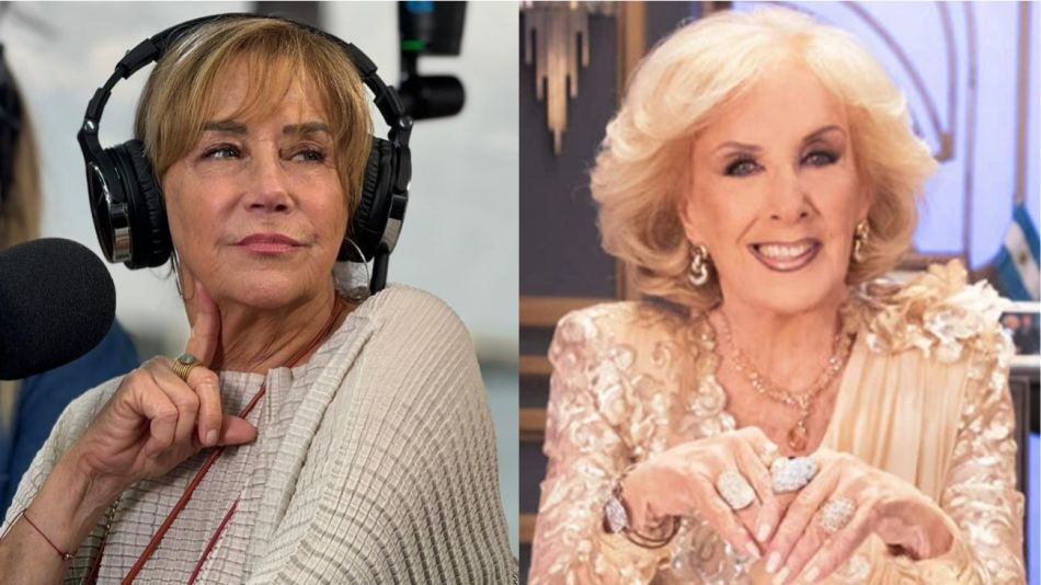 Marcela Tinayre y Mirtha Legrand