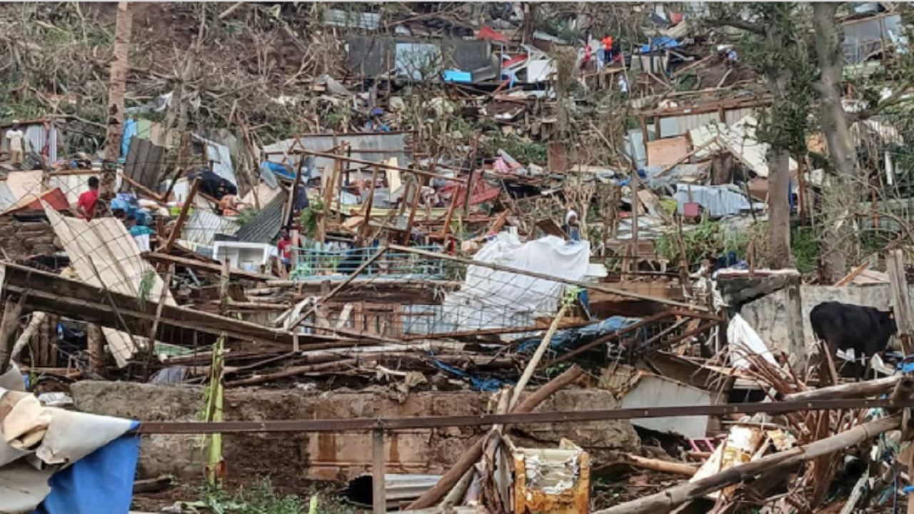 Así Quedó La Isla Francesa Mayotte, Tras El Paso Del Ciclón Chido 