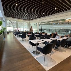 Experiencias de viaje en Copa Airlines: disfrutar de la Clase Ejecutiva y descansar entre conexiones en el Copa Club de Tocumen.