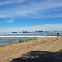 El Club de Pesca Las Acollaradas se encargó de luchar durante décadas para no perder este espacio tan importante. Tras más de 20 años, logró a tener la compuerta en pie nuevamente. 
