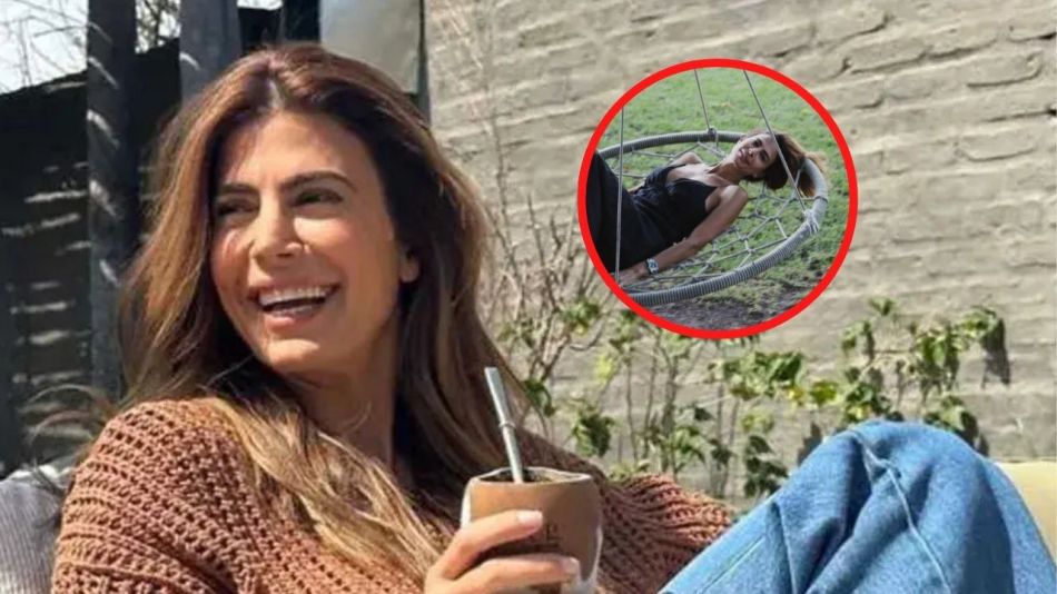 La hamaca tejida de Juliana Awada