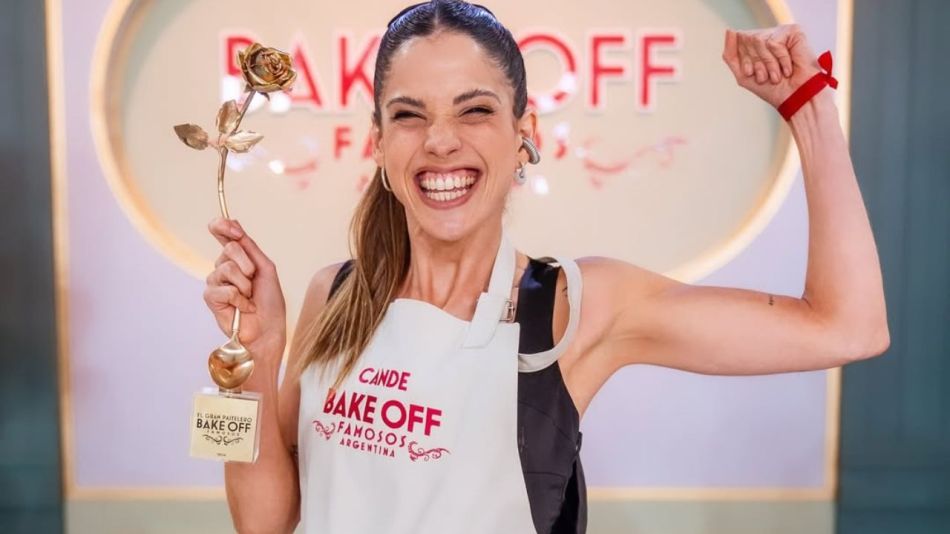 Cande Molfese, ganadora de Bake Off Famosos