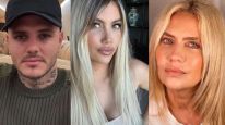 Mauro Icardi, Wanda Nara y la madre de Wanda