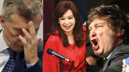 20241221 Mauricio Macri, Cristina Kirchner y Javier Milei