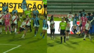 Escándalo en el futbol femenino en el partido de River contra Gremio