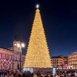 La Navidad en Madrid se celebra con noches muy iluminadas.